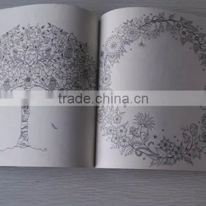 Secret Garden 96 Pages English Edition Coloring Book For Children Adult Relieve Stress Kill Time Graffiti Painting Drawing Book thumbnail-3