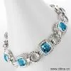 Sell DY Sterling Silver Bracelet With Gem thumbnail-1