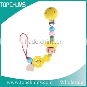 Environmental Wooden Pacifier Clip Wholesale Baby Pacifiers thumbnail-1
