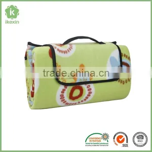 Waterproof Anti-Pillng Polar Fleece Custom Picnic Blankets thumbnail-4