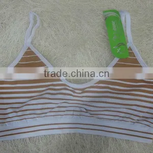 Lady's Seamless Bra Nylon Cotton Spandex thumbnail-1