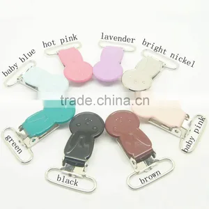 1'' 25mm Rabbit Bunny Shape Dummy Pacifier Suspender Clips thumbnail-5