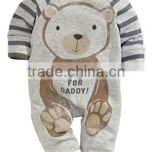 Chrismas Cartoon Animal Pure Cotton Baby Romper thumbnail-2