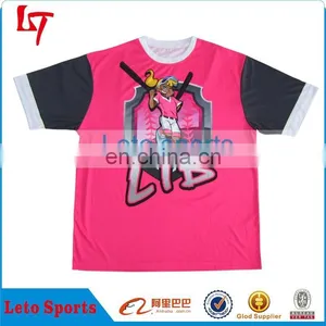 Custom Fashion Round-neck Lacrosse T-shirts Lacrosse Training Jersey for Women thumbnail-1