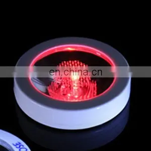 ABS Material 3*AAA Battery Led Glow Coaster Led Bottle Pads thumbnail-3
