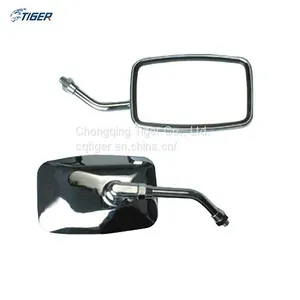 Motorcycle Square Side Mirror,rear View Mirror,10mm 8mm Thread, OEM Parts thumbnail-3