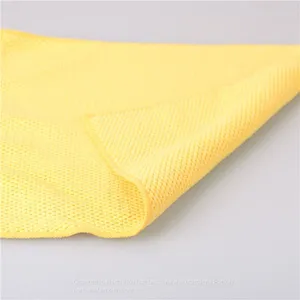 Car Wash Microfiber Towel 30cm*30cm Yellow Color thumbnail-2