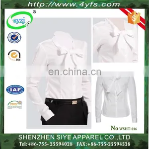 Hot Selling Classic Elegant Design Office Wear Ladies Blouse / Women Shirt thumbnail-1