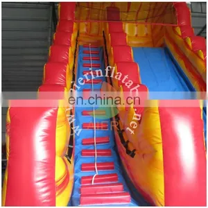 Fantasy Orange Inflatable Water Slide Pool High for Adults Kids thumbnail-4
