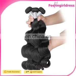 Fashion Hairstyle Black Natural Curly Real Sew In Human Human Extensions thumbnail-2