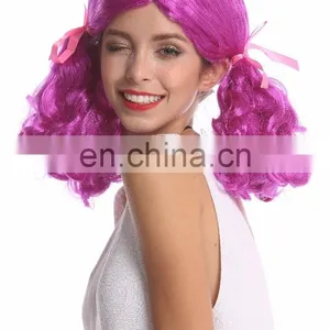 Lolita Purple Pigtail Party Cute Wigs P-W208 thumbnail-5