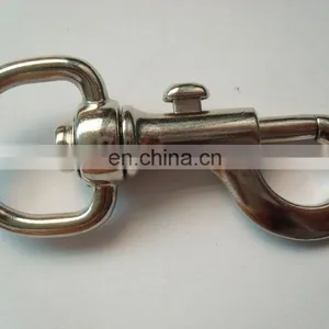 Wholesale Metal Large Snap Hook Metal Swivel Eye Clasp Hook for Dog Collar thumbnail-4