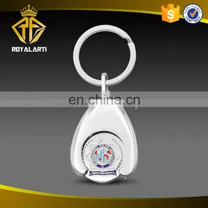 Imitation Gold Trolly Coin Keychain With Company Logo thumbnail-6
