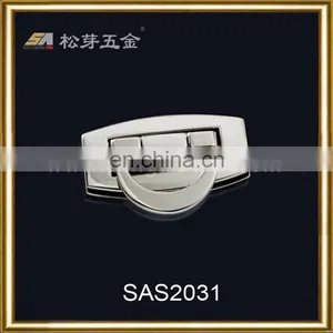 Best Quality New Coming Metal Twist Bag Lock Use for Leather thumbnail-1