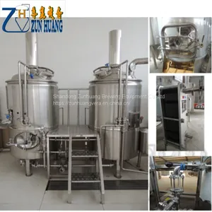 300L 3 Vessel Beer Brewing Equipment Experimental Equipment Beer Mash Kettle Beer Producing Line thumbnail-1