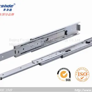 High Quality 3 Fold Full Extension Ball Bearing Drawer Slide/Telescopic Channel thumbnail-4