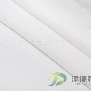 Cotton Herringbone Bleached Fabric thumbnail-1