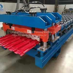 Hot Sell Roofing Glazed Step Tile Roll Forming Machine for Sale thumbnail-5