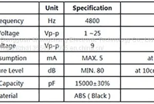 Piezoelectric Passive Buzze Scdz13*25 thumbnail-3