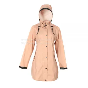 Ladies Long PU Raincoat-KBW1028 thumbnail-1