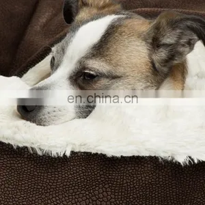 Luxury Dog and Cat Bed With Blanket for Warmth and Security Washable Dog Sleeping Bag thumbnail-7