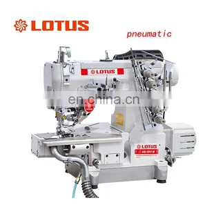 LT 600D-35PUT-WP HIGH-SPEED DIRECT DRIVE LEFT-SIDE CUTTER PNEUMATIC CRLINDER-BED INTERLOCK SEWING MACHINE WITH AUTO-THREAD WIPER thumbnail-1