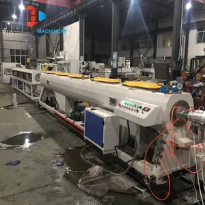 PPR Pipe Production Making Machine PE Plastic Corrugated Pipe Production Extruder Line thumbnail-4