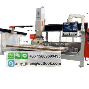 5 Axis Cnc Bridge Saw Polishing Milling Bridge Saw Cutter Machine GQ-3220D Granite Slab Bridge Saw Stone Machinery thumbnail-3