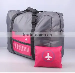 Waterproof Foldable Super Lightweight Large Capacity Storage Luggage Bag for Travel Camping, Sports Gear or Gym, Can Attach on t thumbnail-6