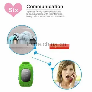 Useful and Colorful Waterproof GPS u8 Smart Watch for Children Tracker thumbnail-4