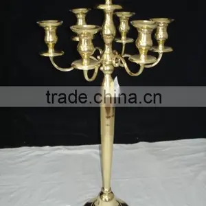 9 Lite Crystal Hanging Candelabra For Wedding thumbnail-5