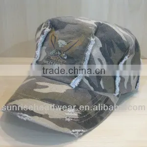 Fashion Military Caps Distressed thumbnail-1