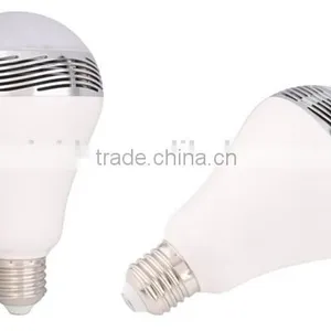 AC100-240V Working Voltage E27/B22 Base RGBW LED Bluetooth Bulb Speaker With Free Controlling APP for Android & IOS Smartphones thumbnail-2