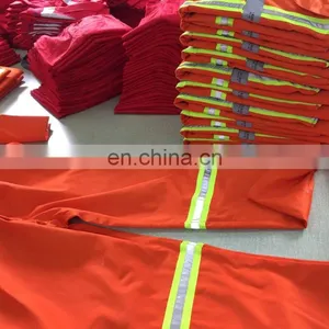 High Visibility Reusable FR Cotton Fire Retardant Clothing With Reflective Tape for Men's Working Safety thumbnail-5