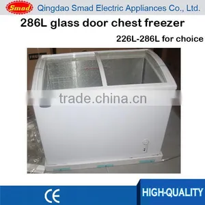 Sliding Glass Door Chest Freezer for Ice Cream Used thumbnail-3