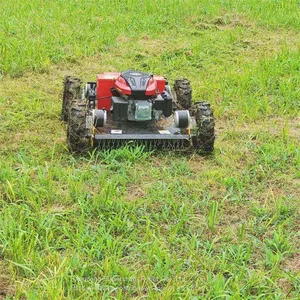 Remote Control Lawn Mower, China Remote Control Mower for Hills Price, rc Mower for Sale thumbnail-5
