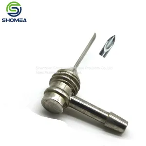 Shomea Customized Drilling 0.1-0.5mm THRU Hole Stainless Steel 3D Print Needle With Metal Base thumbnail-4