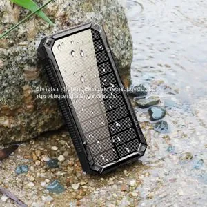 Hot-selling Waterproof Solar Mobile Power PD Fast Charge 30000 MA Mountain Lighting Wireless Power Bank thumbnail-1