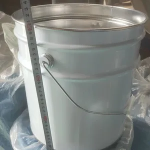 10 Liters Convenient Barrel Manufacturers to Produce 10 Liters Tinplate Round Metal Paint Bucket Round Pot Flower Orchid Barrel Iron Bucket thumbnail-3