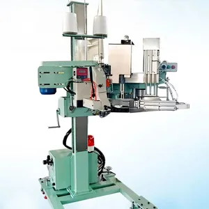 Automatic Labeing Machine Bag Closing System With a Tag Placer Bag Tagging Machine thumbnail-1