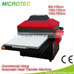 Pneumatic Large Format 80x100cm,100x120cm, 100x160cm Wholesale t Shirt Heat Transfer Machine thumbnail-3