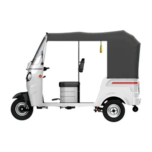 Hot Selling Indian Style Tuktuk Passenger Motortricycle 3 Wheeler 3-Wheel Gas Moped Scooter 200cc Engine Water Cooling With Passenger Carriage and Rain Canvas thumbnail-3