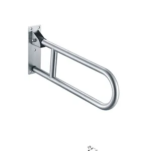 304 Stainless Steel Disabled Washroom Shower Handrail， Handicap Safety Toilet Rail Bathroom Hand Grab Bar thumbnail-3