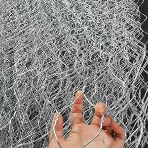 Custom Galvanized Gabion Mesh, Lead Wire Fixed Revetment Cages, River Slope Protection, Galvanized Wire Mesh for Flood Prevention thumbnail-2