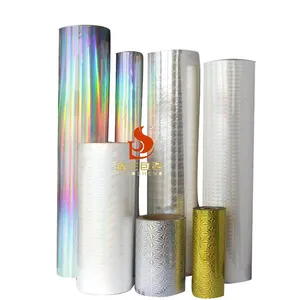 15mic/17mic TRANSPARENT BOPP Hologram Thermal Lamination Film for Board Packaging thumbnail-2