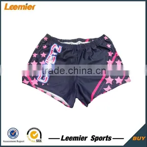 Girls' Custom Sublimation Slim Fit Gym Short thumbnail-1