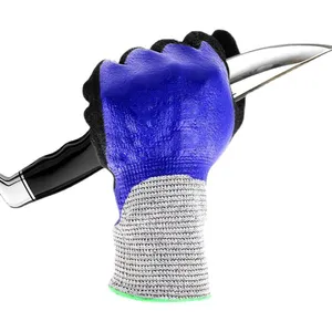 Nitrile Fully Dipped Frosted Waterproof and Cut-resistant Gloves Ms851177 Cut-resistant Gloves thumbnail-2