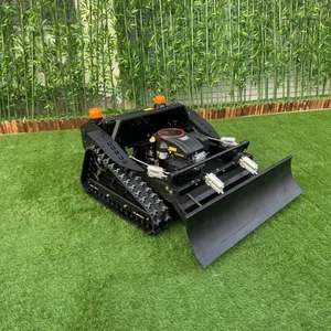 Gasoline Engine Single Cylinder 550mm Cutting Width Remote Control Slope Mower With Tracks for Lawn Cutting thumbnail-4
