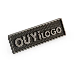 Custom Triangle Soft Enamel Metal Label For Bag Clothing Brand Logo thumbnail-4