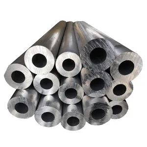 Round Aluminum Tube Alloy 6082 Elongation 8% Minimum Structural Frame Diameter Wall Thickness Range thumbnail-1